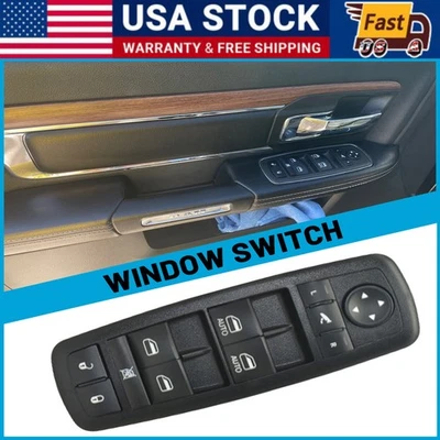 Front Driver Power Window Switch Master For 2013-2016 Dodge Ram 1500 2500 3500 Foto 1 de 4