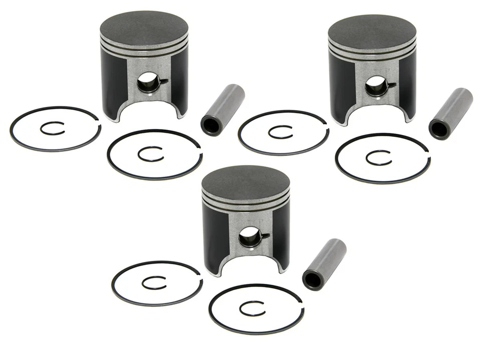 3 kits de pistones SPI 1993-1996 para Ski-Doo 780 Formula Mach Z diámetro estándar 69,5 mm Foto 1 de 1