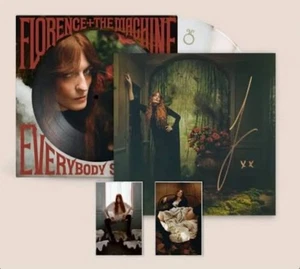 Florence And The Machine Everybody Scream SIGNED print, PIC DISC, 2 Cassettes - Imagen 1 de 1