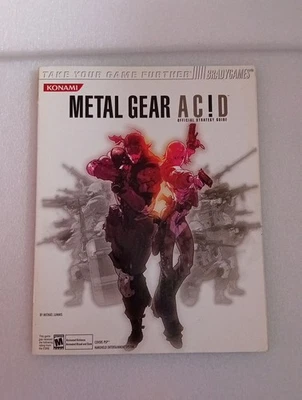 Metal Gear Acid Official Strategy Guide Sony PSP BradyGames Konami Gc Very Rare - Image 1 of 4