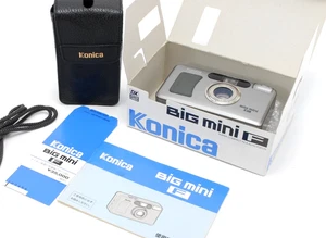 ▶️ALL Works [MINT w/ Box] Konica Big Mini F 35mm Point & Shoot Film Camera Japan - Picture 1 of 13