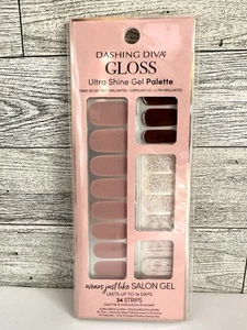 Dashing Diva Gloss Ultra Glanz Gel Palette 34 Nagelstreifen GS147 GET NAKED - Bild 1 von 3