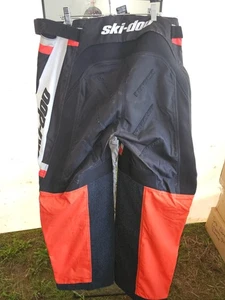 Ski-Doo Men's Racing Pants Windproof Water Repellent Breathable Flexible Orange - Picture 1 of 4