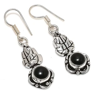 Pendiente de joyería de plata esterlina 925 hecho a mano con piedras preciosa... - Imagen 1 de 5