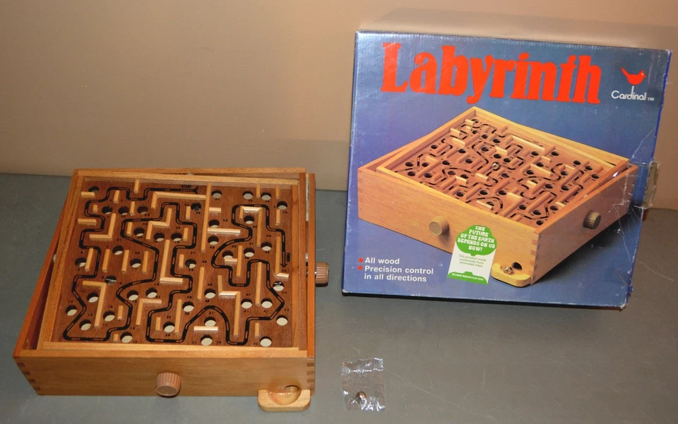 LABYRINTH tilting board game - Cardinal Industries - marble maze game of skill - Image 1 of 1