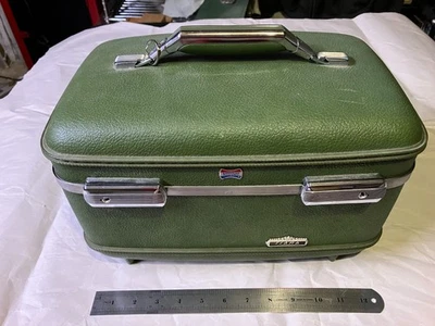 Estuche Tren Viaje American Tourister Vintage Rojo Años 70 Tiara Foto 1 de 4