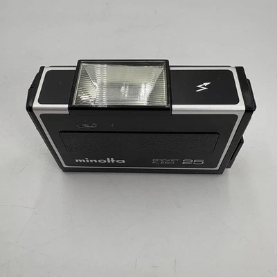 Minolta Pocket Flash 25 Flash Unit For Pocket Autopak Camera Flash - Image 1 of 4