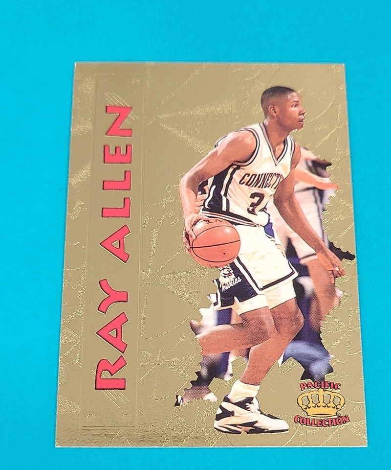 1996 Pacific Collection Power Gold RC #PP-2 Ray Allen Connecticut cartão U1 - Imagem 1 de 2