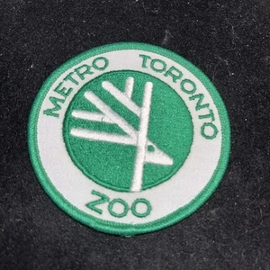 Patch vintage METRO TORONTO ZOO Canada rotonda, verde e bianca - Foto 1 di 3