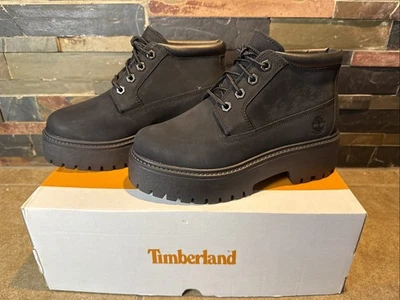 Timberland Plataforma Calle Piedra Negra Impermeable (0A6EJ9 W05) Mujer’s Talla 4 Foto 1 de 4