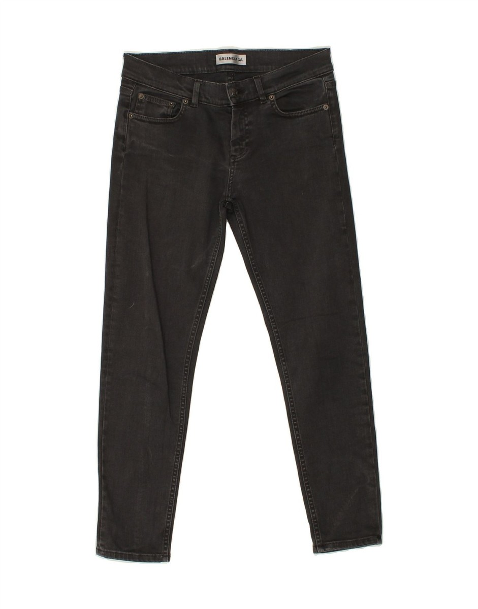デニム・ジーパン BALENCIAGA Low waist jeans Black BALENCIAGA - Low waist straight jeans | Leam Roma - Luxury