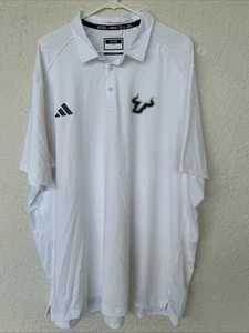NEW Adidas USF University of SOUTH FLORIDA Bulls Team Issued Golf Polo Shirt 3XL - Picture 1 of 5