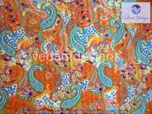 Indian Art Kantha Queen Quilt Handmade Paisley Reversible Blanket Throw - Picture 1 of 6