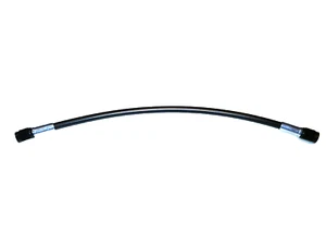 8" 4AN NITROUS OXIDE STAINLESS BRAIDED HOSE TOTAL BLACKOUT - Picture 1 of 1