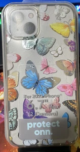 iPhone 14 Max Butterfly silicone Case NEW - Picture 1 of 1
