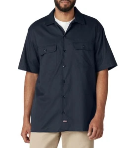 Genuine Dickies Men's FLEX Short Sleeve Work Shirt with Temp Control Cooling - Picture 1 of 8