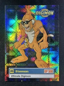 2000 Digimon Upper Deck U3 of 8 Etemon #46 Series 2 Prizm Foil NM - Picture 1 of 2
