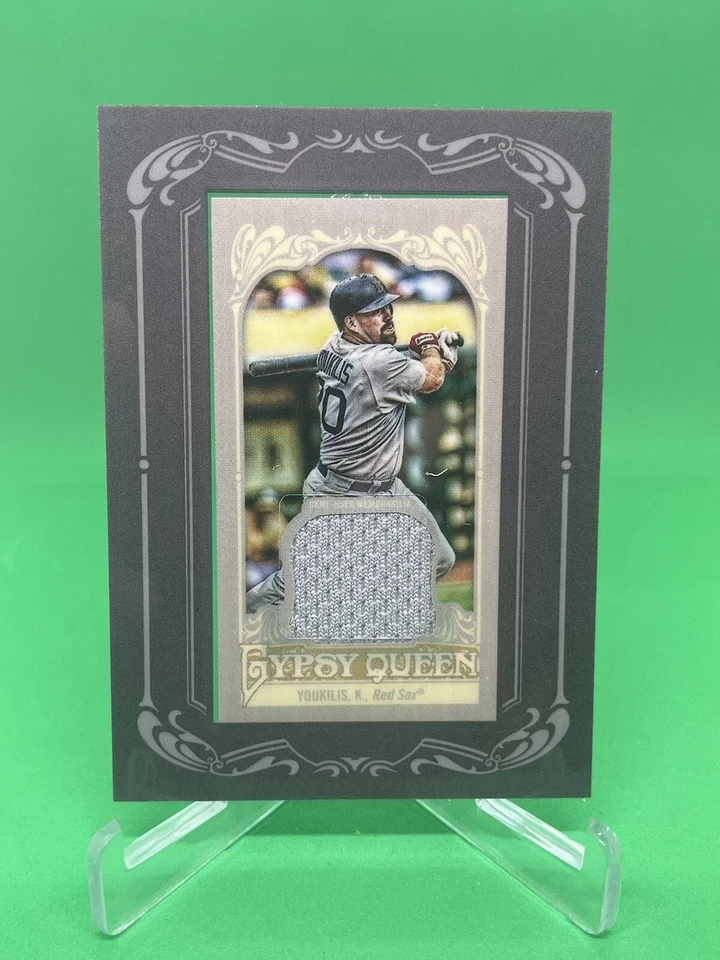 2012 Topps Gypsy Queen Framed Mini Relic Kevin Youkilis Red Sox - Image 1 of 2