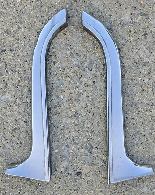 1960 凯迪拉克 Fleetwood 豪华轿车 A 柱装饰模具 LT & RT 通用原始设备制造商  — 第 1/4 张图片