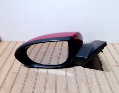 Espejo retrovisor rojo eléctrico Mazda 6 Driver (LH) 2009-2013 sin calefacción ni lámpara de aproximación, Polyway Foto 1 de 4