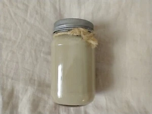 2 handgefertigte Soja Kerzen 4" & 6" Wisconsin Made Gläser tropische Blumen kurz gebraucht - Bild 1 von 18