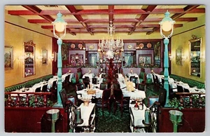 1960s SANS SOUCI Restaurant, Exclusive Washington DC, Elite Bistro UNP Postcard - Picture 1 of 4