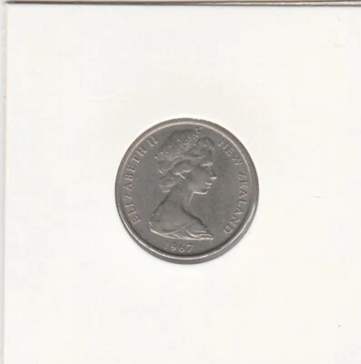 New Zealand 1967 Uncirculated 5 Cent Coin - km34.1 - See Scans - You Grade - Image 1 of 2
