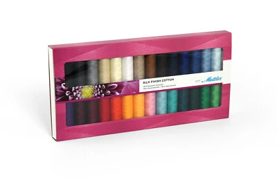 Mettler 100% Cotton Silk Finish Standard 28 Pack Sewing Thread Embroidery Crafts - Image 1 of 2