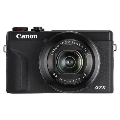 Canon PowerShot G7 X Mark III 20.2MP 4K Digital Camera 4.2x Optical Zoom Black - Image 1 of 4