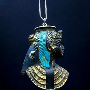 ANCIENT EGYPTIAN ANTIQUES Amulet of ISIS Statue Ancient Antique Egyptian BC - Picture 1 of 9