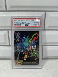 DC Events Mythic Crisis on Infinite Earths #1 A806 PSA 10 Physical Card only - Picture 1 of 2