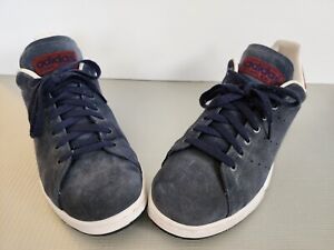 Adidas Originals Stan Smith shoes. ART 117452. Blue/Red. US Size 10. Pre-owned.