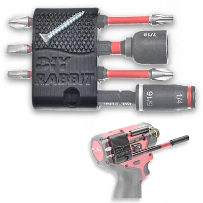 Soporte de broca magnético para Milwaukee M12 Fuel Gen3 Impact & Drill 3453-20 y 3404-20 Foto 1 de 4