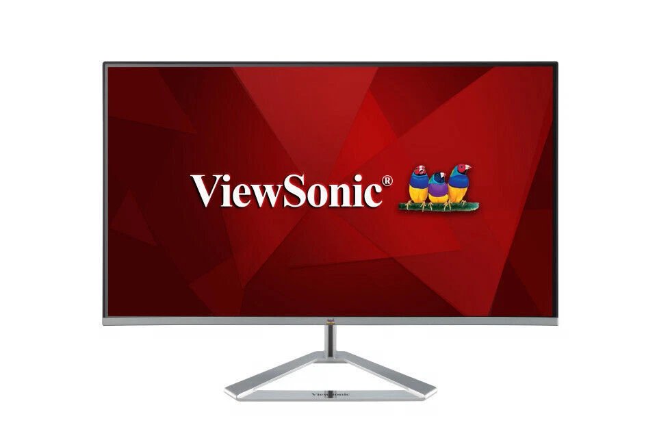ViewSonic VX2476-SMH 24 Zoll Full HD IPS LED 75Hz Monitor - Silber/Schwarz