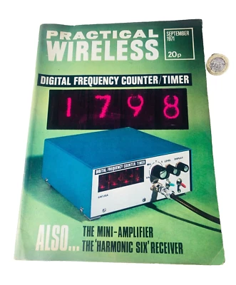 Magazine Practical Wireless September 1971 Mag Vintage ra - Image 1 of 3