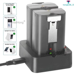 Ring Rechargeable Battery Pack Compatible Ring Doorbell 2 3+ 4 Quick Release - Picture 1 of 23