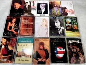 15 CASSETTE TAPE Lot 80s 90s COUNTRY MUSIC Garth Brooks Leann Rimes Tim McGraw - Picture 1 of 2