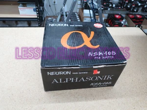 Subwoofer Alphasonik NSW408 Neuron Series 8" 750 vatios doble 4 ohmios (único) - Imagen 1 de 4