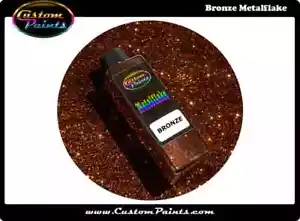 BRONZE Metal Flake 1lb Large - .015 Hex, Custom, HOK, Paint plasti dip - Picture 1 of 1