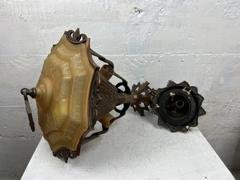 Art Deco Nouveau Markel MEP Slip Shade Chandelier Cover