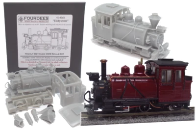 Fourdees Baldwin Steam Locomotive Eddystone 009 / OO9 Kit for Kato chassis - Image 1 of 4