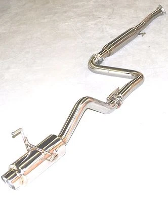 SS Catback Exhaus  for 93-97 Honda Civic del Sol S/Si/VTEC Coupe 2D 1.5L/1.6L - Image 1 of 4