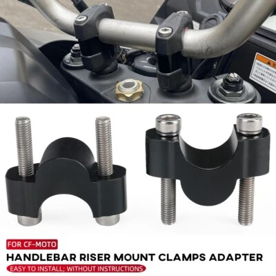 CNC Handlebar Riser Bar Clamp Mount Bracket Adapter For CF-MOTO 800MT 450MT 2024 - image 1 of 4