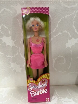 Muñeca Barbie rubia Mattel Sweetheart 1997 vintage #18608 nueva en caja Foto 1 de 4