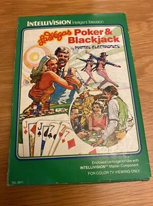 Intellivision Las Vegas Poker & Blackjack Boxed With Manual And overlays - Picture 1 of 10