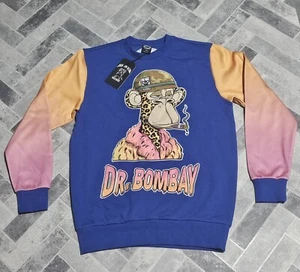 Bored APE Crooks&Castles Dr. Bombay cheetah SWEATSHIRT Men's Size MEDIUM RARE - Picture 1 of 6