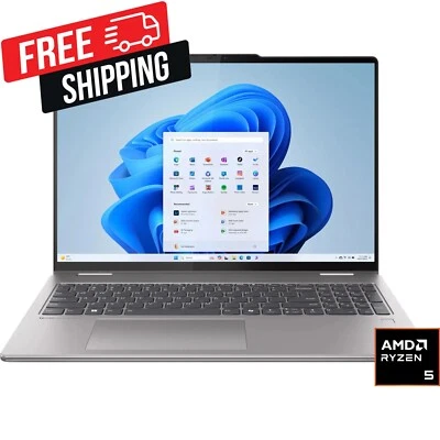 NEW Lenovo Yoga 7 16" Touch 2-in-1 Laptop AMD Ryzen 5 8640HS 8GB RAM 512GB SSD - Image 1 of 4
