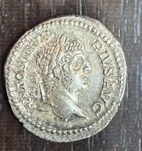 Carcalla 198-217 - Denier Rome 209 - Pontif Tr P XII Cos III - Picture 1 of 2