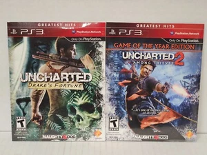 PS3 Uncharted Bundle: 1 & 2 (Sony PlayStation 3) Neu in versiegelter Kartonhülle - Bild 1 von 4