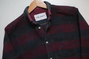 Camisa Our Legacy Franela Cuadros AW15 Hecha en Portugal 46 - Imagen 1 de 6